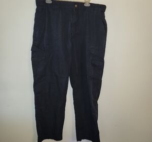 Men's TRU-SPEC Tactical Cargo Black Pants Size 40